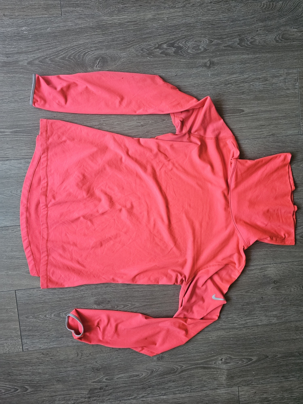 Nike PRO Dry-Fit Women's Pink Long-Sleeve Hooded Top